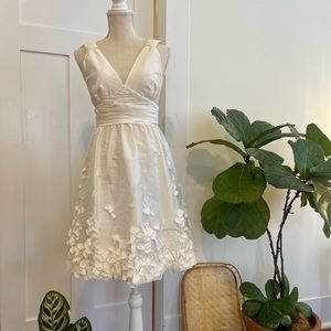 🤍White Satin Calvin Klein Dress 🤍